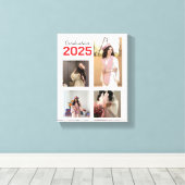 カスタム卒業写真キャンバス キャンバスプリント (インサイチュ (ウッドフロア))