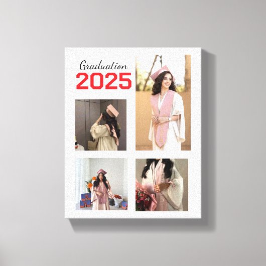 カスタム卒業写真キャンバス キャンバスプリント (正面)