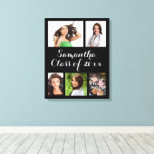 カスタム卒業写真コラージュキャンバスプリント キャンバスプリント (インサイチュ (ウッドフロア))