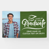 カスタム卒業写真スクールカラーモダン卒業 横断幕 (横)