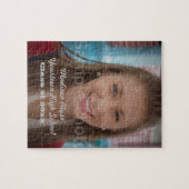 カスタム卒業写真パズル ジグソーパズル (横)