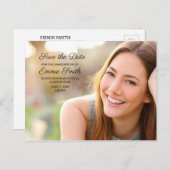 カスタム卒業写真救日前 ポストカード (正面/裏面)