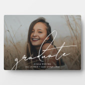 カスタム卒業写真記念ギフト卒業 フォトプラーク (正面)