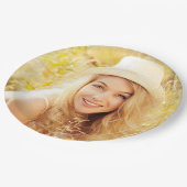 カスタム卒業写真 ペーパープレート (アングル)