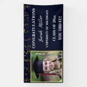 カスタム卒業写真 – 2025年おめでとうクラス 横断幕 (縦)