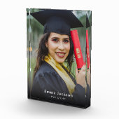 カスタム卒業名パーソナライズされたとフォトブロック フォトブロック (右)