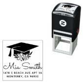 カスタム卒業差出人住所 セルフインキングスタンプ (インサイチュ)
