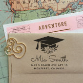 カスタム卒業差出人住所 セルフインキングスタンプ