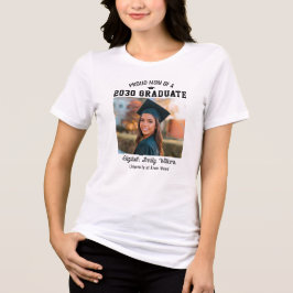 カスタム卒業年・写真入りプロママ用セニオール卒業記念Tシャツ トライブレンドTシャツ