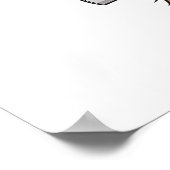 カスタム卒業式かわいいゴールデンレトリエバードッグ ポスター (角)