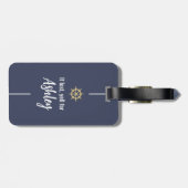 カスタム卒業式クルーズスクワッドトリップグループ ラゲッジタグ (裏面横)