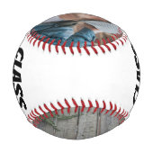 カスタム卒業式パーソナライズされたの授業 野球ボール (裏面)