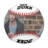 カスタム卒業式パーソナライズされたの授業 野球ボール (正面)