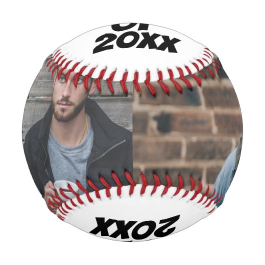 カスタム卒業式パーソナライズされたの授業 野球ボール (正面)