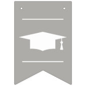 カスタム卒業式パーティーバナーフラグ バンティングフラッグ (第1の旗)