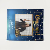 カスタム卒業式パーティー2025年12月フォトブース タペストリー (正面(横))