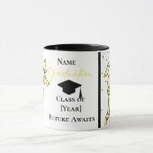 カスタム卒業式マグカップ – 彼女の完璧な贈り物 マグカップ (中央)