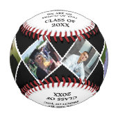 カスタム卒業式4 2025年の写真教室 | ゴールド 野球ボール (正面)