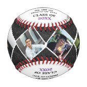 カスタム卒業式4 2025年の写真教室 | パープル 野球ボール (正面)