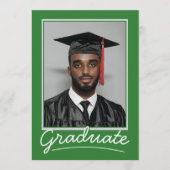 カスタム卒業招待状カード | クラシックデザイン 招待状 (正面)