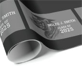 カスタム卒業文字ギフトラップ ラッピングペーパー (ロールコーナー)