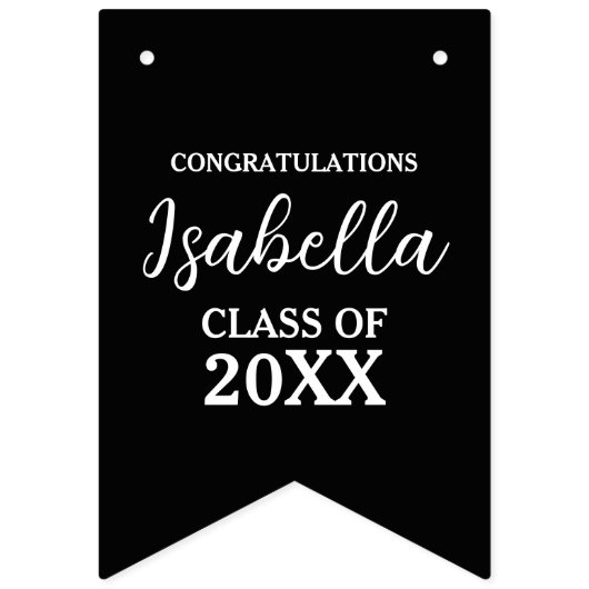 カスタム卒業生文房撮影 バンティングフラッグ (第2の旗)