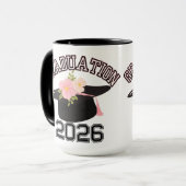 カスタム卒業祝いギフト マグカップ (正面左)