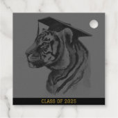 カスタム卒業箔メッセージカード フェイバータグ (裏面)