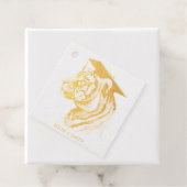 カスタム卒業箔メッセージカード フェイバータグ (箱)