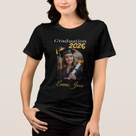 カスタム卒業記念フォトTシャツ 2026年卒 トライブレンドＴシャツ