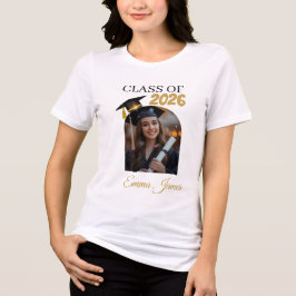 カスタム卒業記念フォトTシャツ 2026年卒 トライブレンドＴシャツ