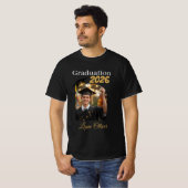 カスタム卒業記念フォトTシャツ 2026年卒 Tシャツ (正面フル)