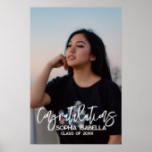 カスタム卒業記念写真ポスター ポスター (正面)