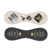 カスタム卒業4 2025年写真教室ブラック金ゴールド 野球ボール (パネル)