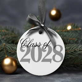 カスタム卒業 |シンプルの学年 セラミックオーナメント