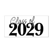 カスタム卒業 |シンプルの学年 ラバースタンプ (インプリント)