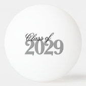 カスタム卒業 |シンプルの学年 卓球ボール (正面)