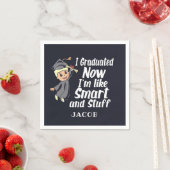 カスタム卒業Gag私は漫画の名前を卒業 スタンダードカクテルナプキン (インサイチュ)