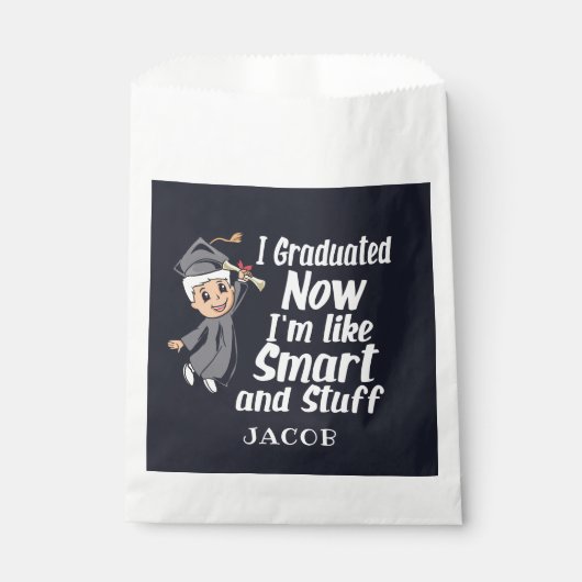 カスタム卒業Gag私は漫画の名前を卒業 フェイバーバッグ (正面)