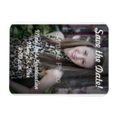 カスタム卒業Save the Date Photo Magnet マグネット (横)