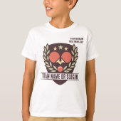 カスタム卓球チームネームクラブリーグ Tシャツ (正面)