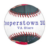 カスタム協力ベースボールチーム写真記念 野球ボール (裏面)