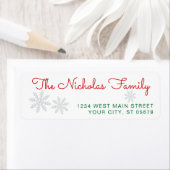 カスタム単スタイリッシュタイポグラフィ差出人住所 ラベル (インサイチュ)