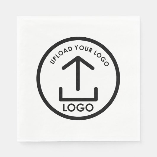 カスタム印刷ビジネスのロゴのプロモーション スタンダードランチョンナプキン (正面)