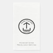 カスタム印刷ビジネスロゴと文字プロモーション (正面)