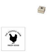 カスタム卵農場の事業名 |ファームハウス・ヘン ラバースタンプ (押印)