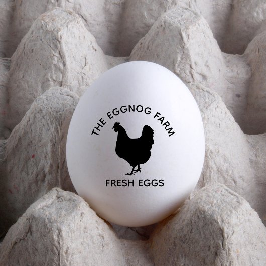 カスタム卵農場の事業名 |ファームハウス・ヘン ラバースタンプ