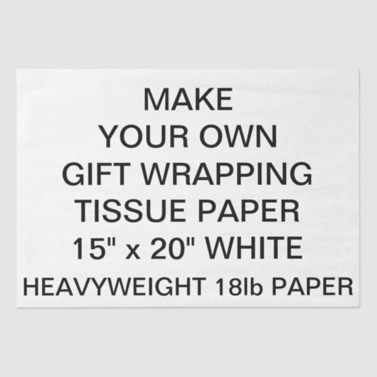 カスタム厚組パーソナライズされた織包装紙 薄葉紙 (正面)