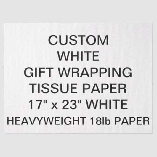 カスタム厚組パーソナライズされた織包装紙 薄葉紙 (正面)