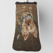 カスタム又はペットフォトゴルフヘッドカバー ゴルフヘッドカバー (回転90)